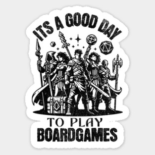 It's a Good Day to Play Boardgames Gamer Tabletop Fan Magnet