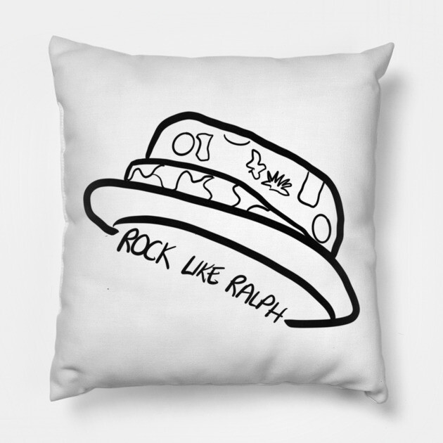 Rock Like Ralph Hat Pillow by Litehouse Tees