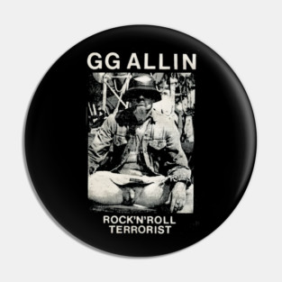 Gg Allin Band Anarchic Tunes - chasomun #22 Pin