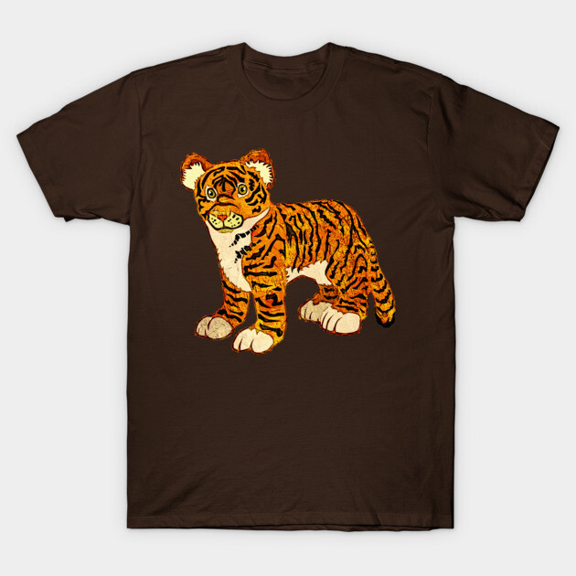 Baby Tiger Cub Tiger T-Shirt TeePublic