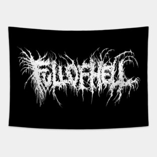 Full Of Hell – Brutal Grindcore Logo Tapestry
