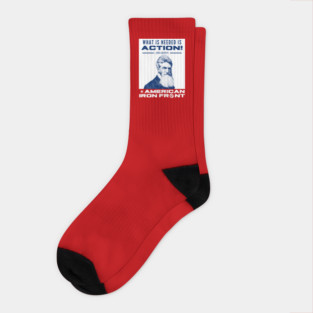 John Brown "What is Needed is Action!" Socks