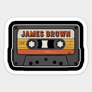 Vintage Cassette - James Brown Magnet