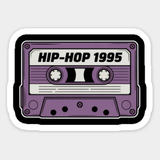 Vintage Cassette - Purple Tape Hip-Hop 1995 Magnet