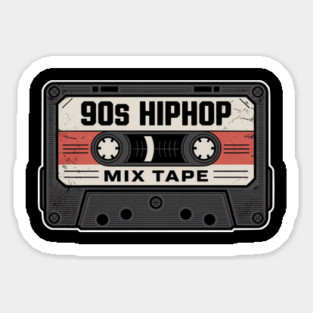 Vintage Cassette - 90s Hiphop Mix tape Magnet