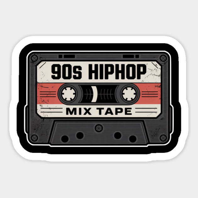 Vintage Cassette - 90s Hiphop Mix tape Magnet by UrbanLifeApparel