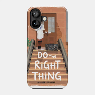 Do the Right Thing alternative movie poster Phone Case
