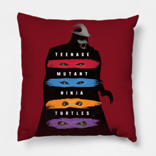 Teenage Mutant Ninja Turtles and Shredder Pillow