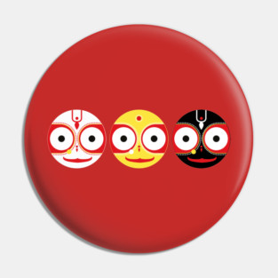 Sacred Siblings of Shree Jagannath Horizontal Pin