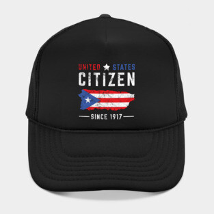 Puerto Rican United States Citizen - Puerto Rico USA American Hat