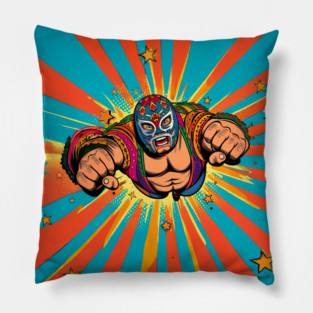 Lucha Libre Pillow