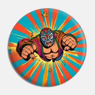 Lucha Libre Pin