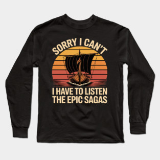 The Epic Sagas Odysseus Musical Long Sleeve T-Shirt
