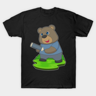 Bear Cricket Cricket bat T-Shirt