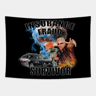 Insurance Fraud Survivor Chef Tapestry