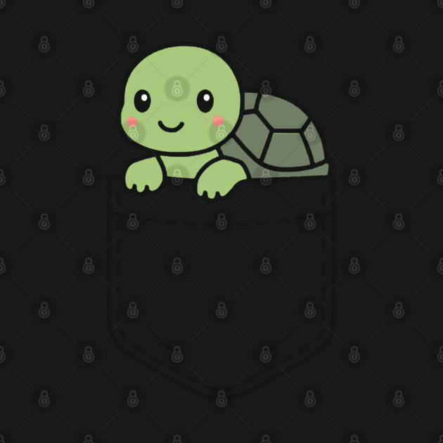Funny Pet Turtle Pocket Pal Cute Turtle Reptile Pet by Yesteeyear