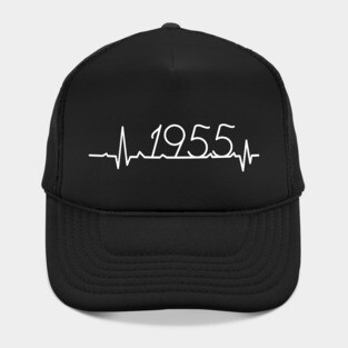 65th Birthday Gift 1955 Heartbeat Hat