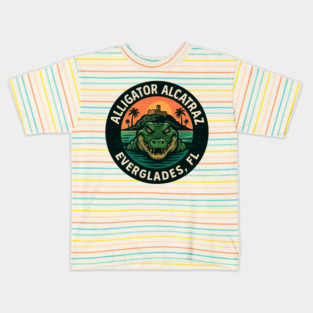 Alligator-Alcatraz Kids T-Shirt