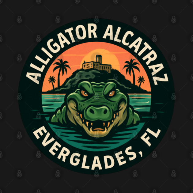 Alligator-Alcatraz by Creatifly Graphic Tees