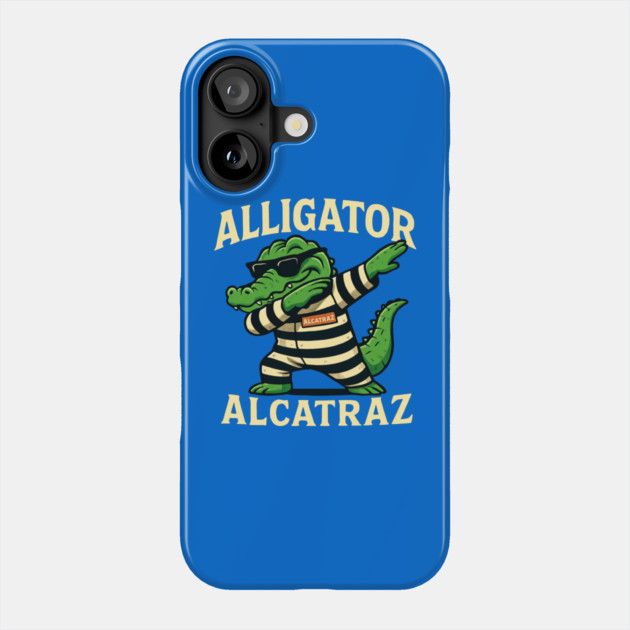 Alligator-Alcatraz Phone Case by Creatifly Graphic Tees