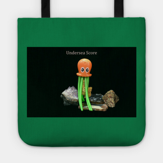 Jellyfish Blueberry  Undersea Score - Weed Design Tote by MrGreenGenes420