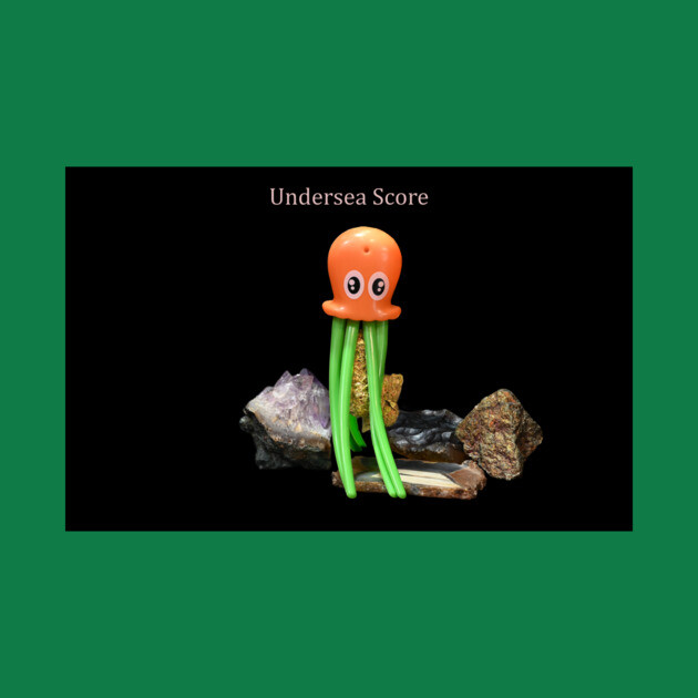 Jellyfish Blueberry  Undersea Score - Weed Design by MrGreenGenes420