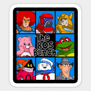 The 80s Bunch Sticker