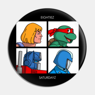 Eightiez Saturdayz Pin