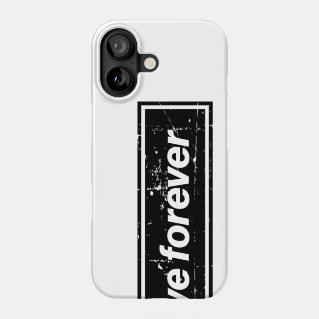 Live Forever - The Mancunian Indie Anthem Phone Case by Butter Creative