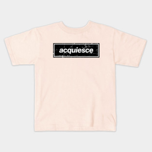 Acquiesce - The Mancunian Indie Anthem Kids T-Shirt