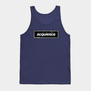 Acquiesce - The Mancunian Indie Anthem Tank Top