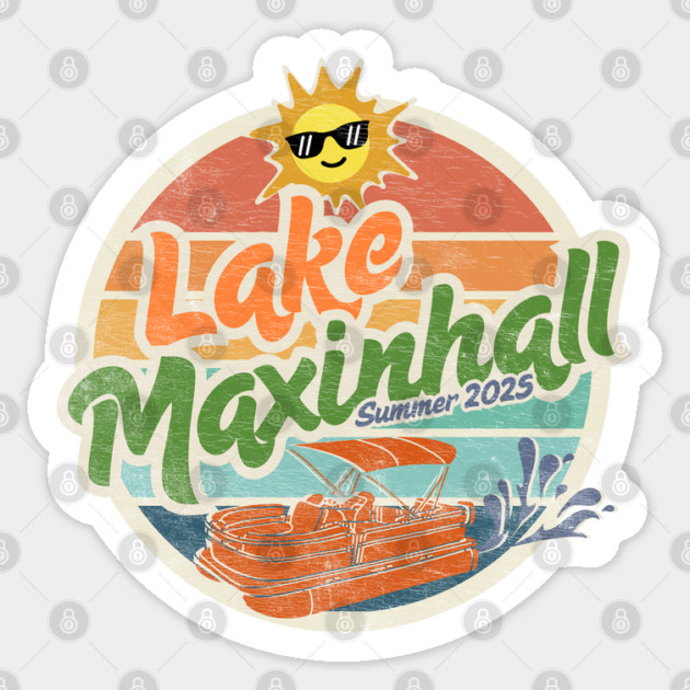 Lake Maxinhall Summer of 2025 Sticker by Camp Happy Hour