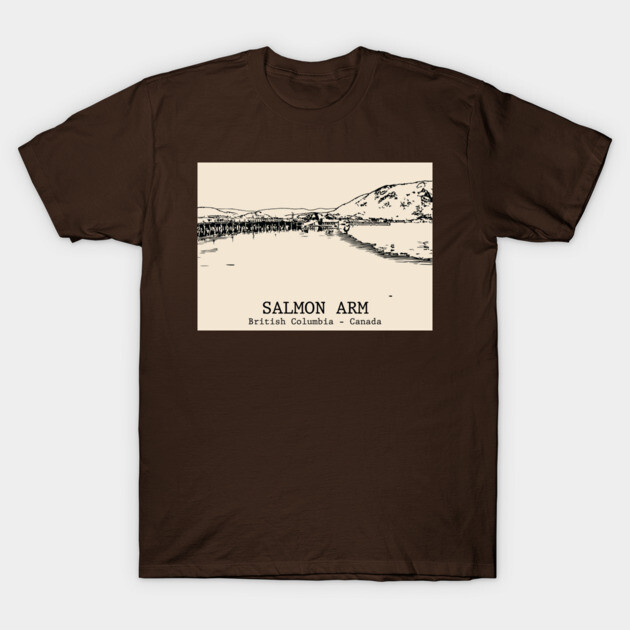 Salmon Arm – British Columbia, Canada T-Shirt by Lakeric