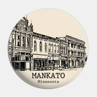 Mankato - Minnesota Pin