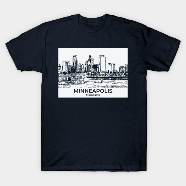 Minneapolis - Minnesota T-Shirt by Lakeric