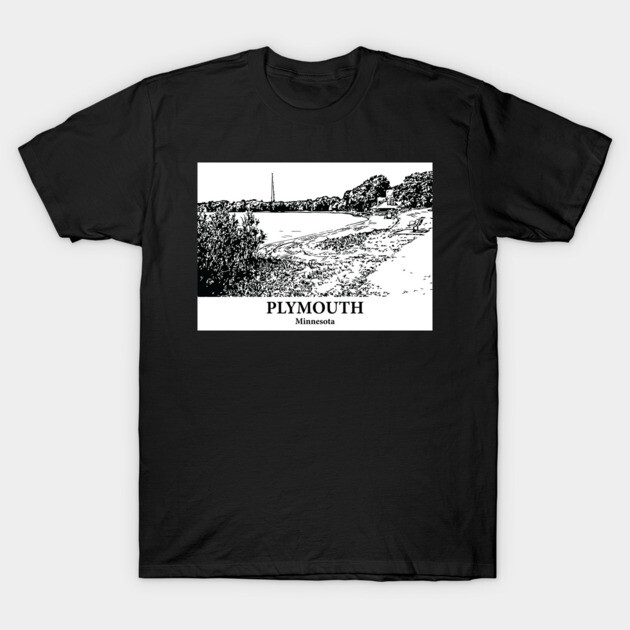 Plymouth - Minnesota T-Shirt by Lakeric