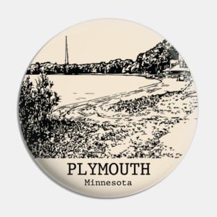 Plymouth - Minnesota Pin