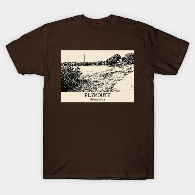 Plymouth - Minnesota T-Shirt by Lakeric