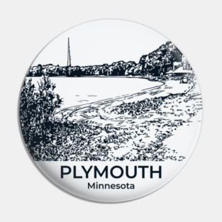 Plymouth - Minnesota Pin