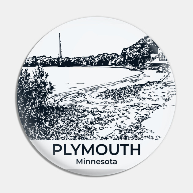 Plymouth - Minnesota Pin by Lakeric