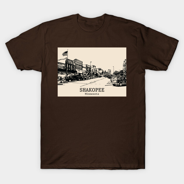 Shakopee - Minnesota T-Shirt by Lakeric
