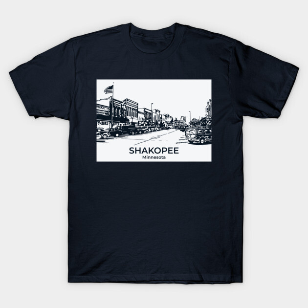 Shakopee - Minnesota T-Shirt by Lakeric