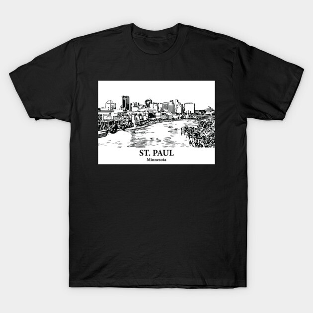 St. Paul - Minnesota T-Shirt by Lakeric