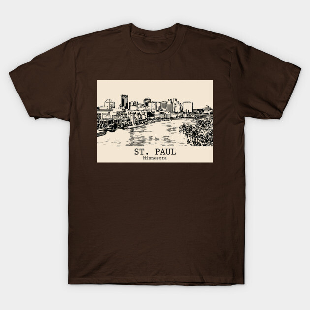 St. Paul - Minnesota T-Shirt by Lakeric
