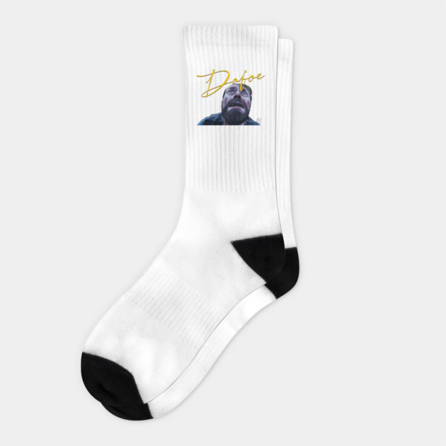 At Eternity's Gate: Dafoe/Van Gogh Socks by 51Deesigns