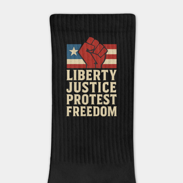 Liberty And Justice For All Statue of Liberty Patriotic Design by ArtistTee ⭐⭐⭐⭐⭐
