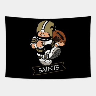 Vintage New Orleans Saints Tee Tapestry