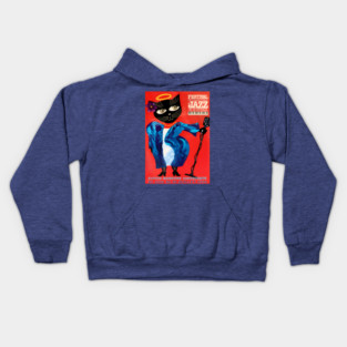 Montreal Jazz Festival Cool Cat Kids Hoodie