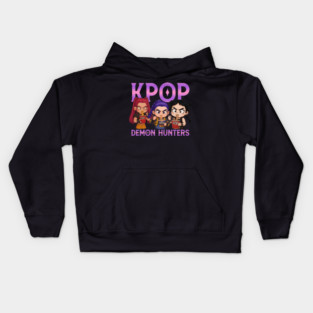 Kpop Demon Hunters Inspired, CHIBI Kids Hoodie