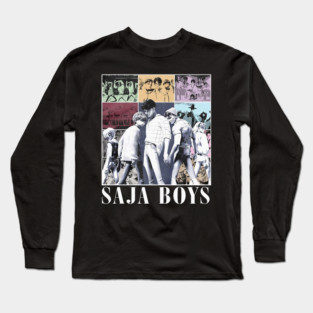 Saja Boys Music Band Kpop Vintage Long Sleeve T-Shirt